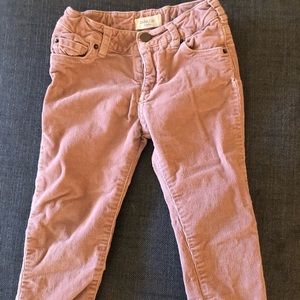 Zara Corduroy Pink Pants 2-3 years old